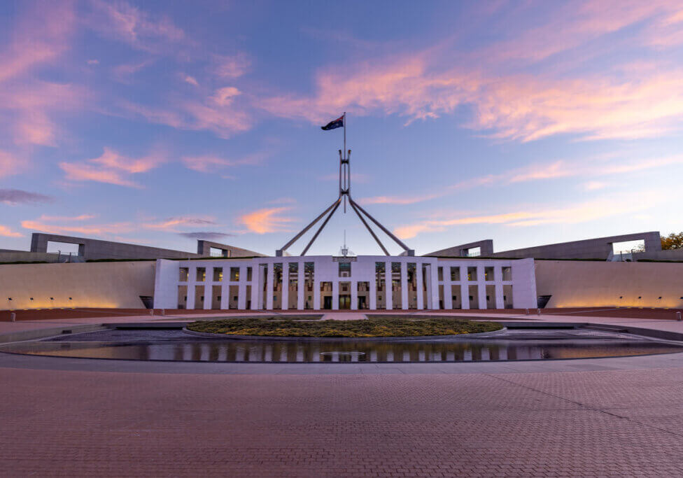 Australian parliament wide shot