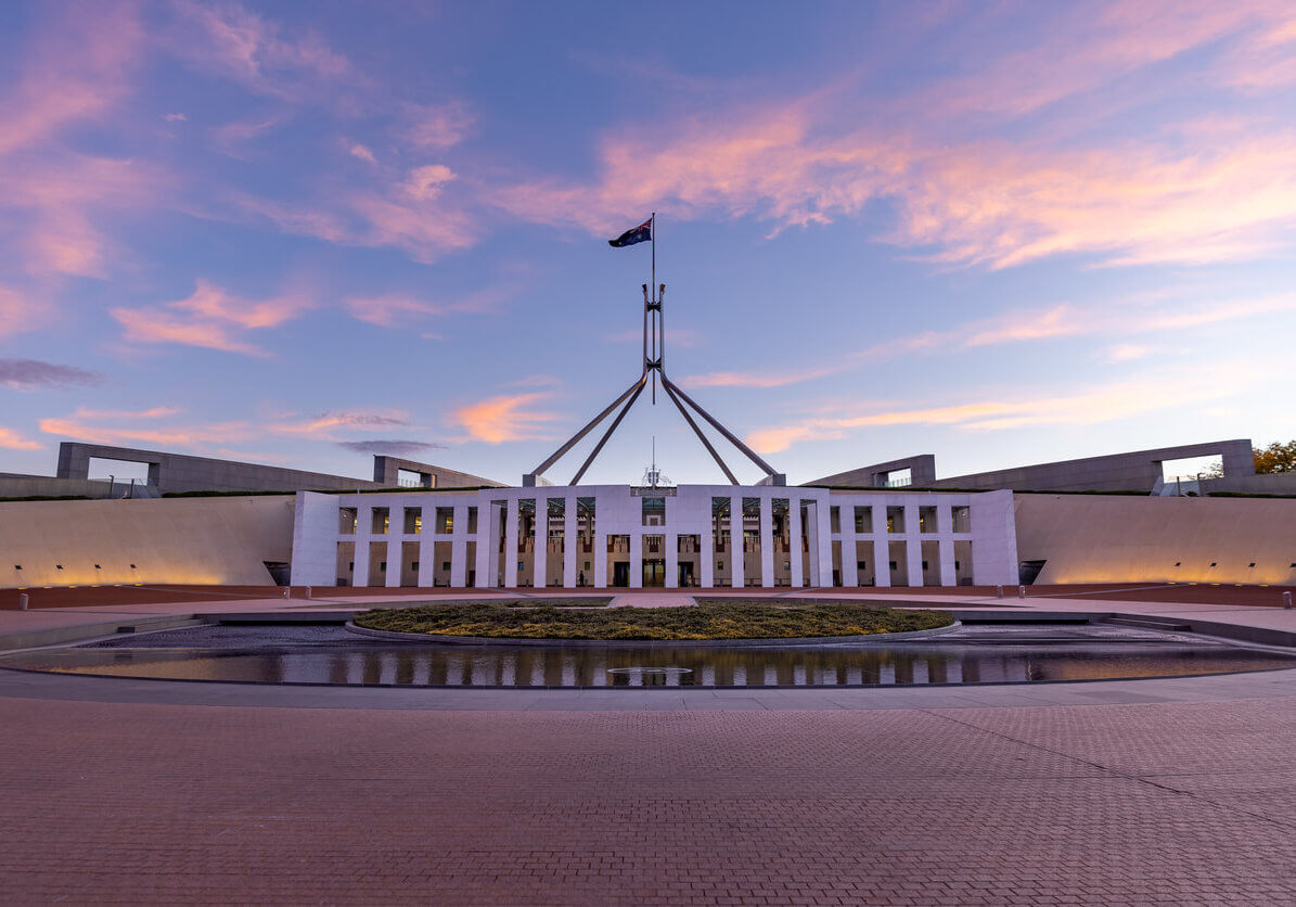Australian parliament wide shot