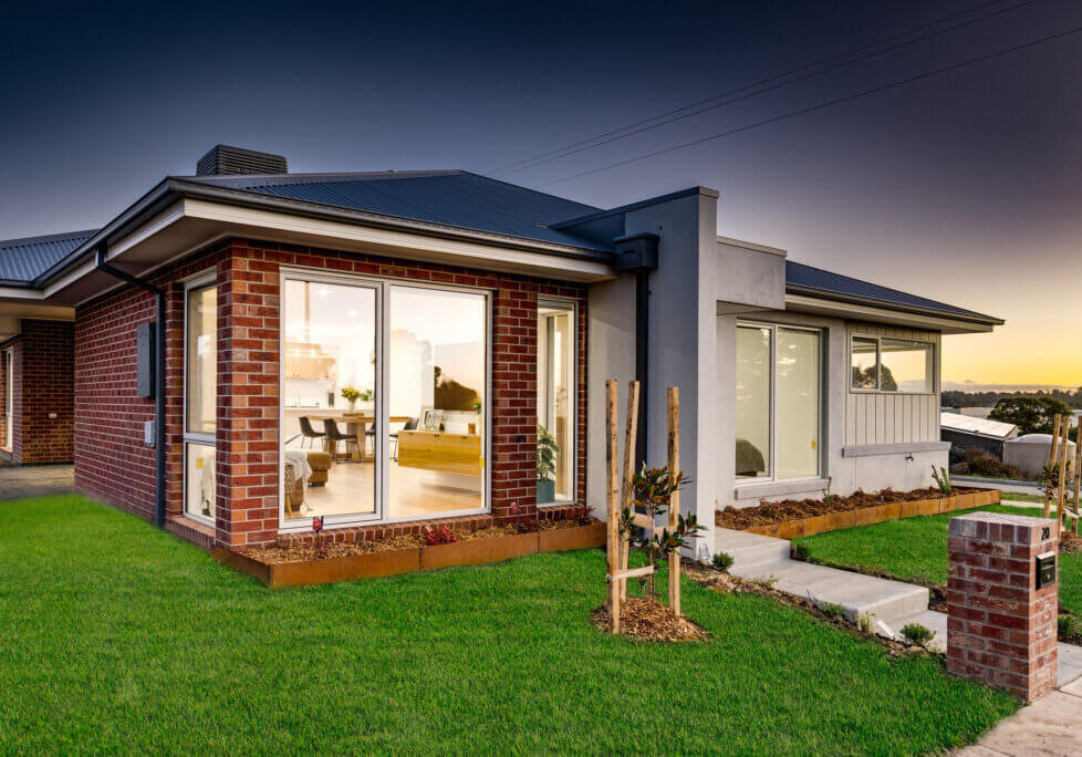 Ballarat, Australia – July 05, 2022: New home build in Canadian, Ballarat, V, Australia. Modern home. Original design.